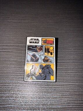Star Wars: The Force Awakens comic book style pin